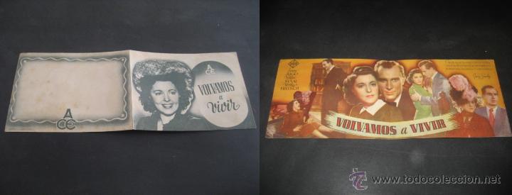 Cine: VOLVAMOS A VIVIR. PROGRAMA DOBLE SIN PUBLICIDAD - Foto 1