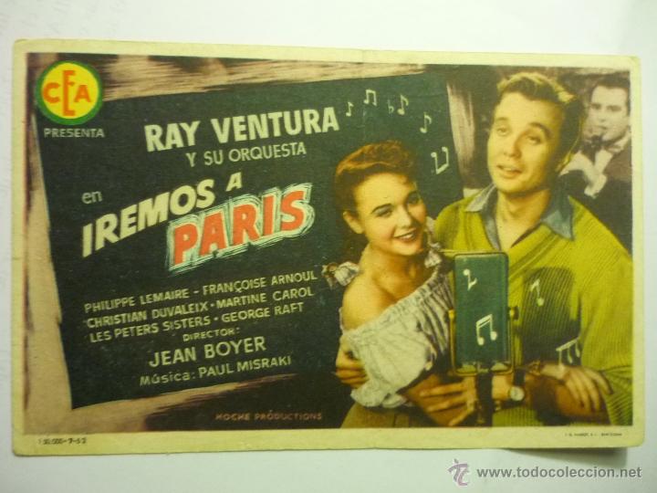 Cine: programa iremos a paris.-george raft - Foto 1