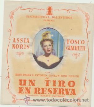 Cine: Un tiro en Reserva. Doble de Ballesteros. - Foto 1