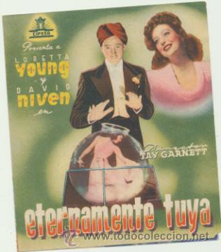 Cine: Eternamente tuya. Doble de Cifesa. - Foto 1