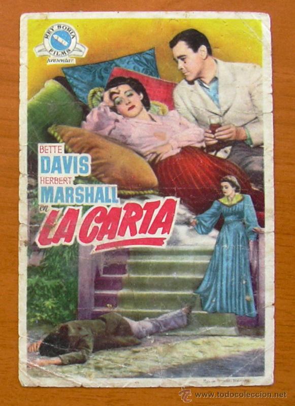 Cine: La carta - Bette Davis - Foto 1