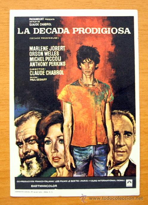 Cine: La Decada Prodigiosa - Marlene Jobert, Orson Welles - Foto 1