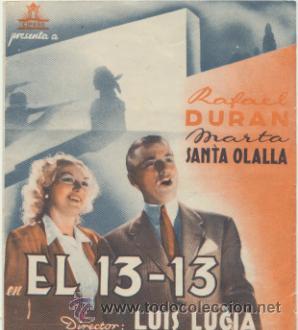 Cine: El 13 - 13. Doble de Cifesa. - Foto 1