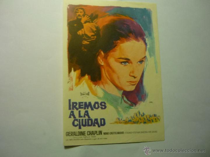 Cine: programa iremos a la ciudad.- geraldine chaplin