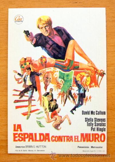 Cine: La espalda contra el Muro - David Mc. Calium, Stella Stevens - Foto 1
