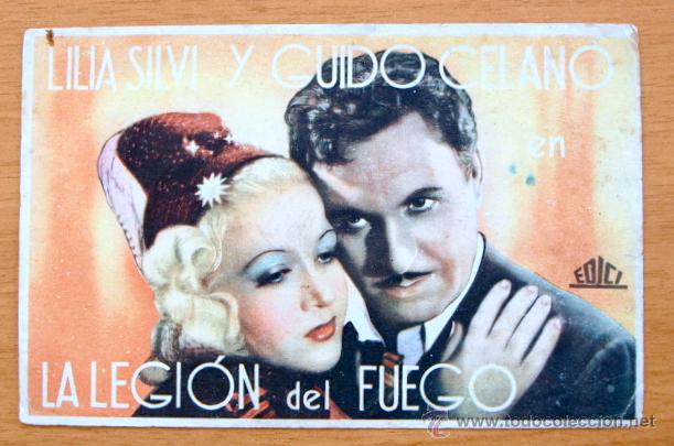 Cine: La Legi&oacute;n del Fuego - Lilia Silvi, Guido Celano