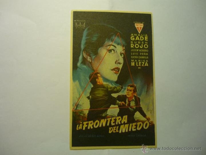 Cine: programa la frontera del miedo .-dibujo soligo .-analia gade