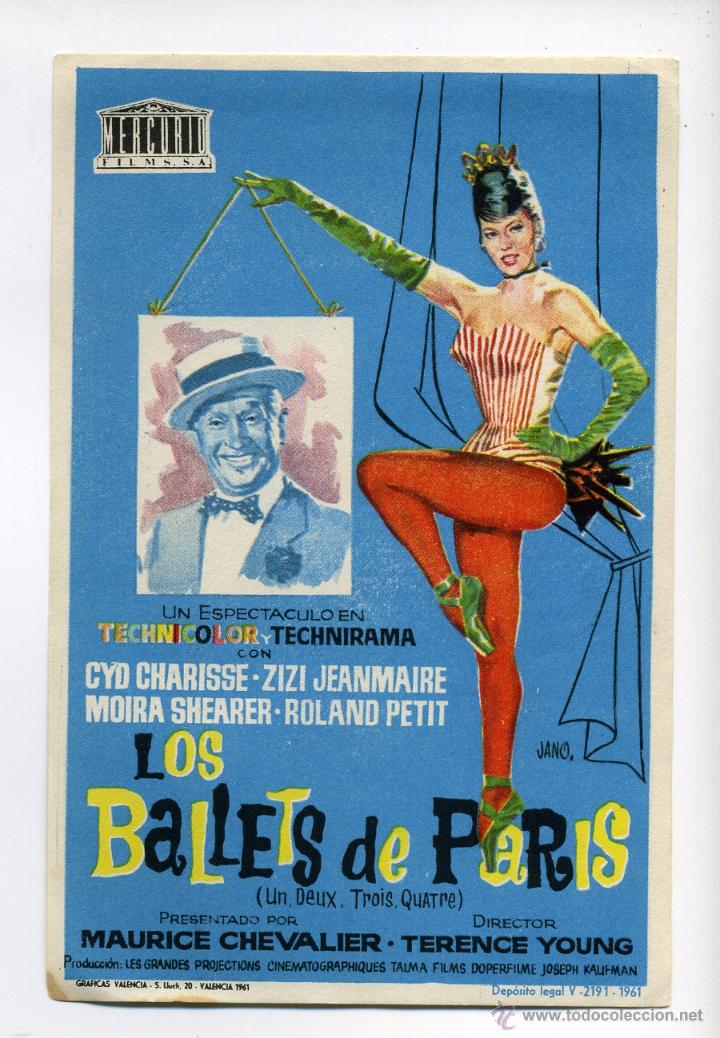 Cine: LOS BALLETS DE PAR&Iacute;S, con Maurice Chevalier. - Foto 1