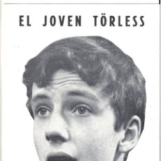 Cine: EL JOVEN TORLESS PROGRAMA LOCAL DOBLE VOLKER SCHLONDORFF. Lote 47345802