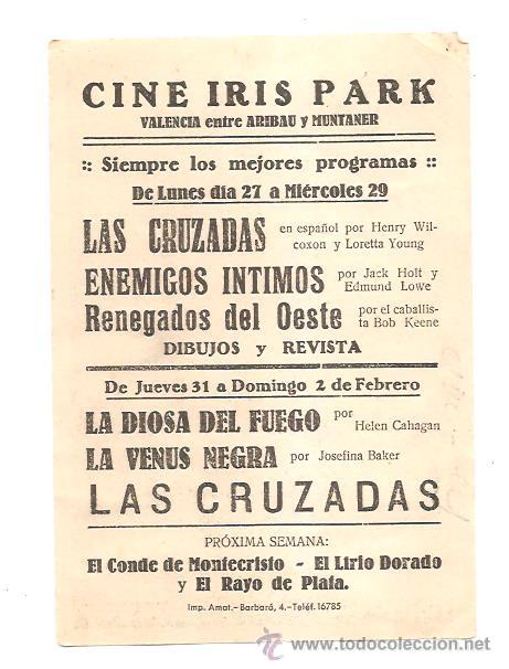 Cine: PROGRAMA LAS CRUZADAS &ndash; CINE IRIS PARK - Foto 2