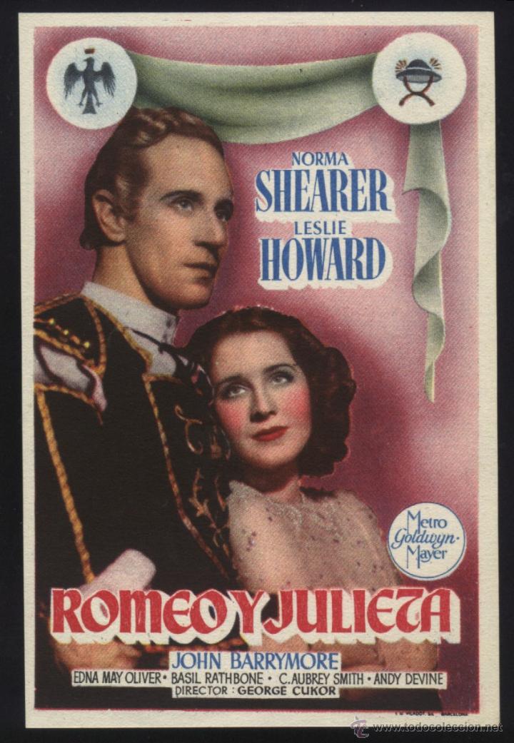Cine: Q-05008- Romeo Y Julieta (Romeo and Juliet) Leslie Howard - Norma Shearer - John Barrymore