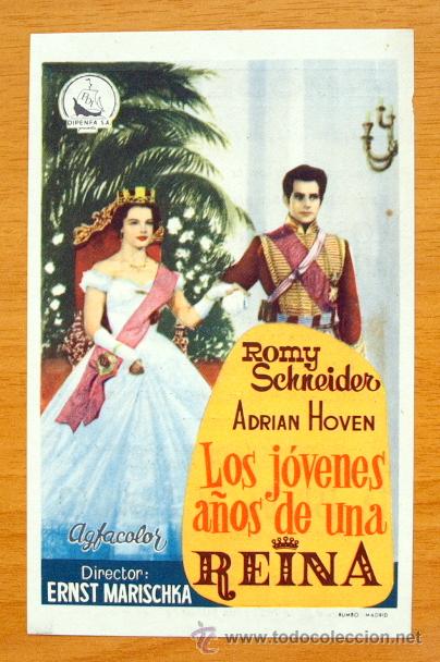 Cine: Los J&oacute;venes a&ntilde;os de una Reina - Romy Schneider, Adrian Hoven - con publicidad