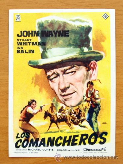 Cine: Los Comancheros - John Wayne, Stuart Whitman, Ina Balin - Foto 1