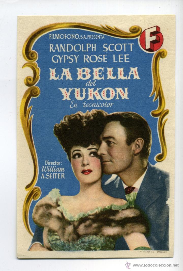 Cine: LA BELLA DEL YUKON, con Randolph Scott. - Foto 1
