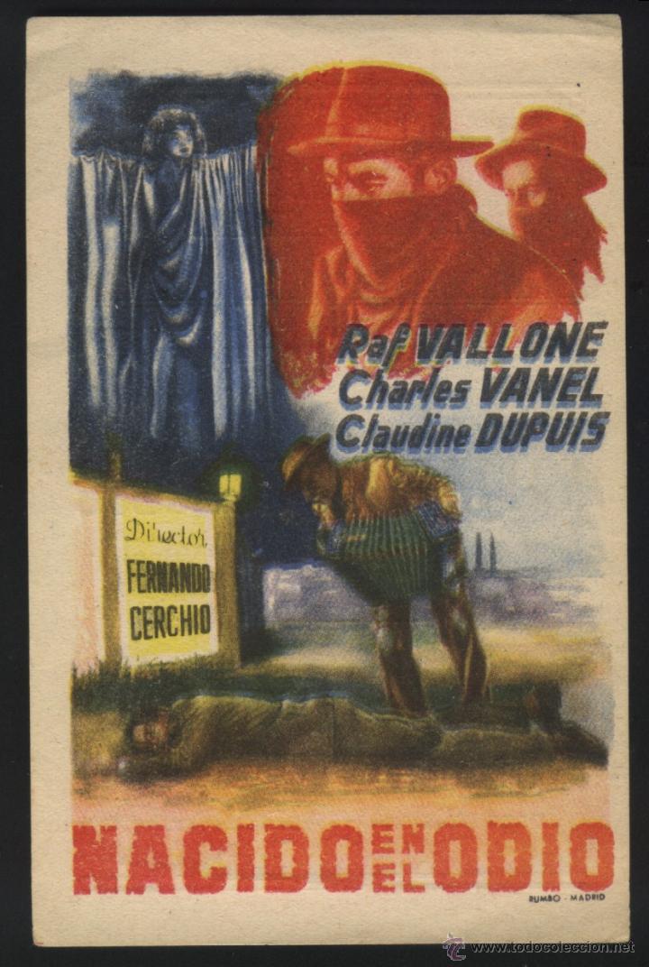 Kino: Q-05059- NACIDO EN EL ODIO (Il bivio) (CINE MARTINENSE) Raf Vallone - Charles Vanel