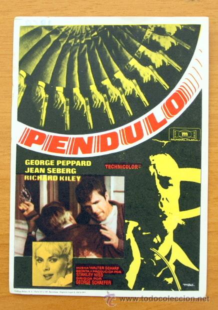 Cine: Pendulo - George Peppard, Jean seberg - Foto 1