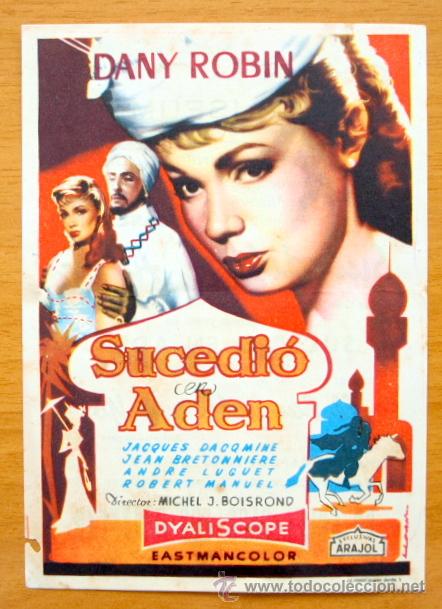 Kino: Sucedi&oacute; en Aden - Dany Robin, - Con publicidad - Arajol