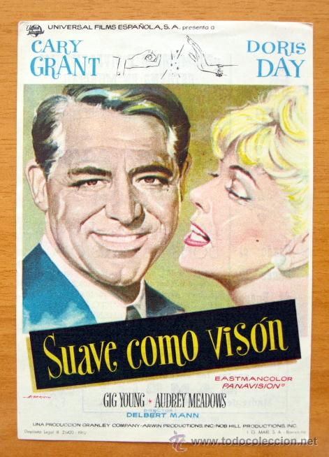 Cine: Suave como vis&oacute;n - Cary Grant, Doris Day - Con publicidad