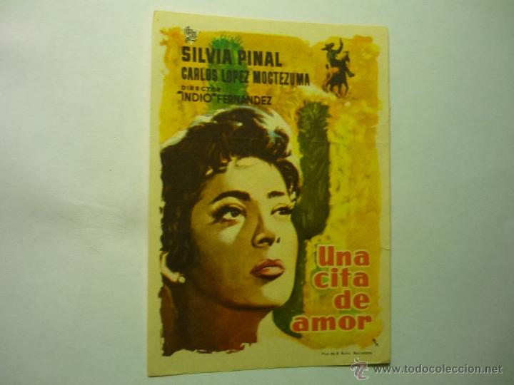 Cine: PROGRAMA UNA CITA DE AMOR.-cine moderno-posito cambrils
