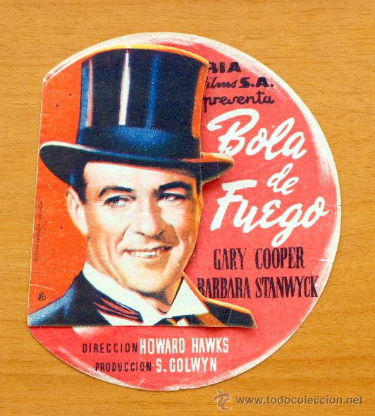 Cine: Bola de Fuego - Gary Cooper, Barbara Stanwyck - Con publicidad