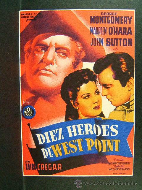 Cine: SALA EDISON-FIGUERAS-DIEZ HEROES DE WEST POINT-HENRY HATHAWAY-GEORGE MONTGOMERY-CINE-SOLIGO-(1942),