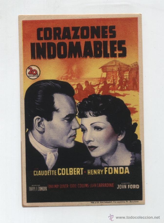 Cine: Corazones Indomables. Sencillo de MGM. - Foto 1