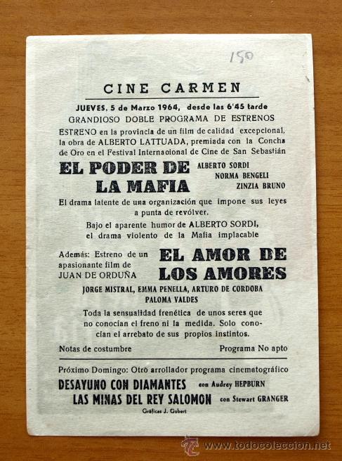 Cine: El poder de la Maf&iacute;a - Alberto Sordi - Con publicidad - Foto 2