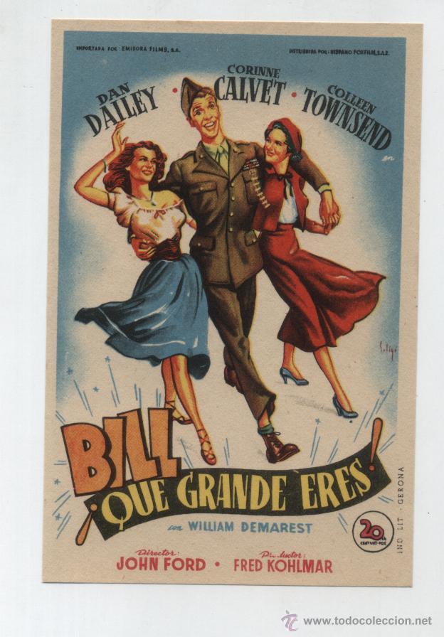 Cine: Bill &iexcl;Que grande eres! Solig&oacute;. Sencillo de 20TH Century Fox.   &iexcl;IMPECABLE! - Foto 1