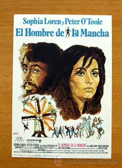 Cine: El hombre de la Mancha - Sofia Loren, Peter O&acute;Toole