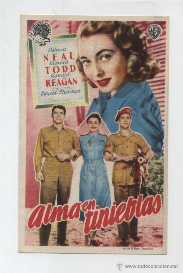  Flyers Publicitaires de films Anciens: Alma en tinieblas. Sencillo de Floralva. Teatro Emperador - Le&oacute;n  1953.  &iexcl;IMPECABLE!