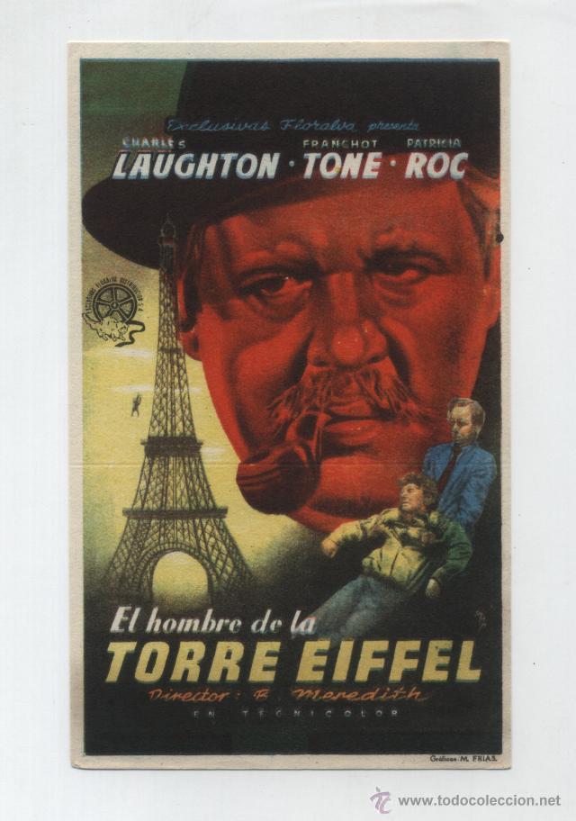 Cine: El Hombre de la Torre Eiffel. Sencillo de Floralva. - Foto 1