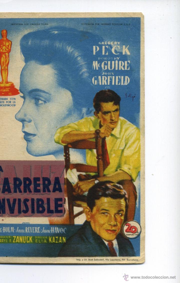 Cine: LA BARRERA INVISIBLE, con Gregory Peck. - Foto 1