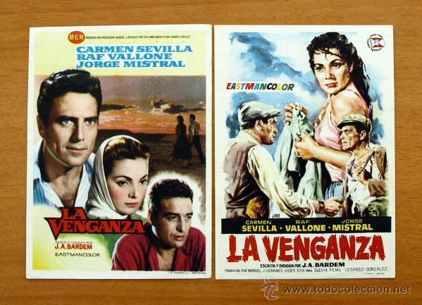 Cine: La Venganza - Carmen Sevilla, Raf Vallone