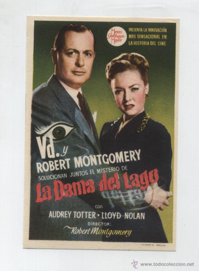 Cine: La Dama del Lago. Sencillo de MGM.   &iexcl;IMPECABLE! - Foto 1