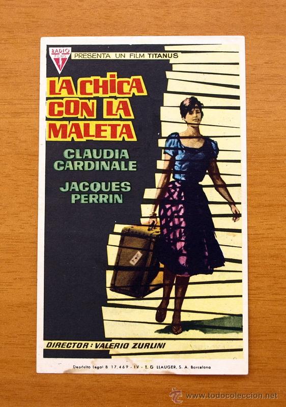 Cine: La chica con la maleta - Claudia Cardinale, Jacques Perrin - Con publicidad