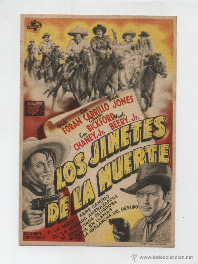 Cine: Los Jinetes de la Muerte. .Sencillo de Universal..&iexcl;IMPECABLE! - Foto 1