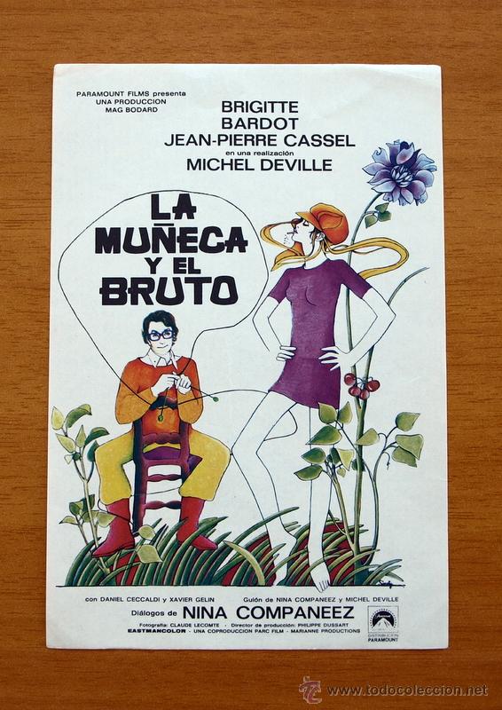Cine: La mu&ntilde;eca y el Bruto - Brigitte Bardot, Jean-Pierre Cassel