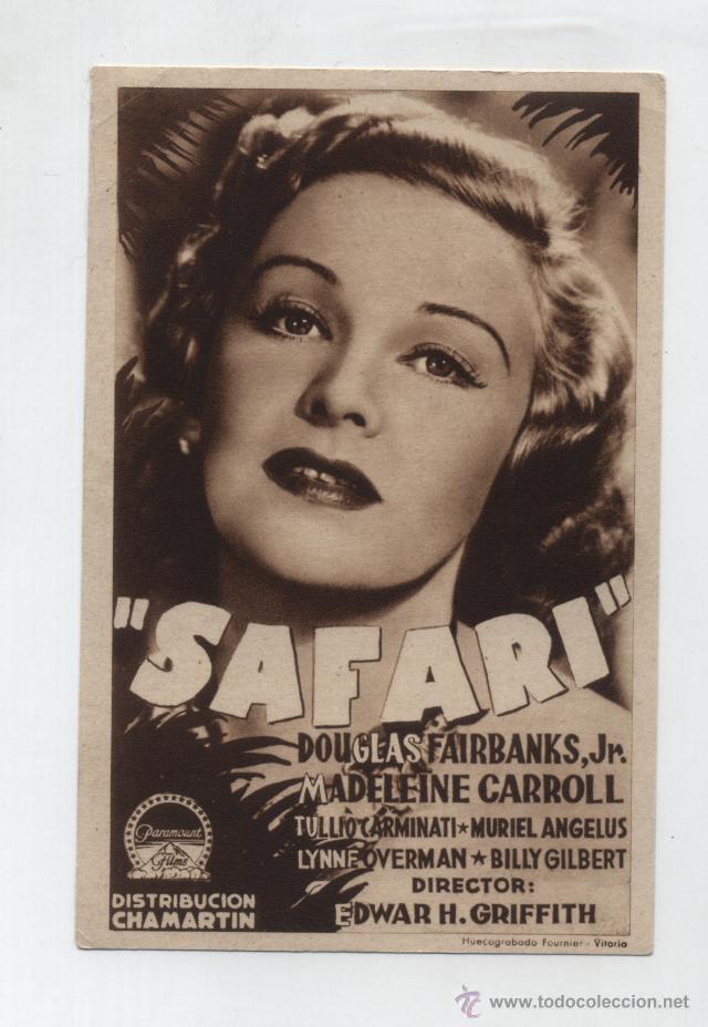 Cine: Safari. Sencillo de Paramount.   &iexcl;IMPECABLE! - Foto 1