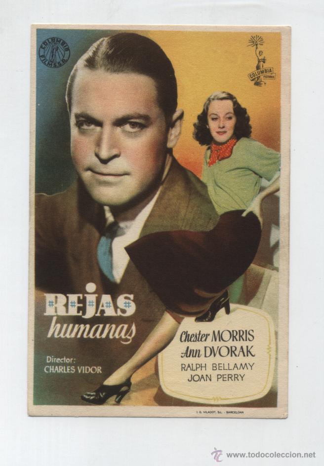Cine: Rejas Humanas. Sencillo de Columbia. - Foto 1
