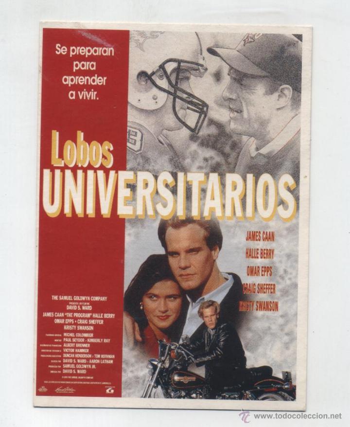 Cine: Lobos Universitarios. Programa postal. - Foto 1