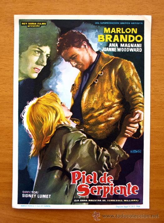 Cine: Piel de serpiente - Marlon Brando, Ana Magnani, Joanne Woodward