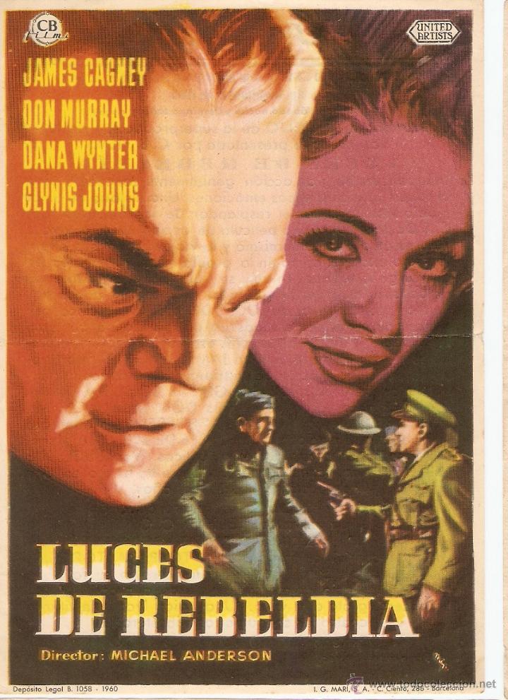 Kino: LUCES DE REBELD&Iacute;A - JAMES CAGNEY, DON MURRAY, DANA WYNTER - MCP - CINE TEATRO PRINCIPAL CINEMA