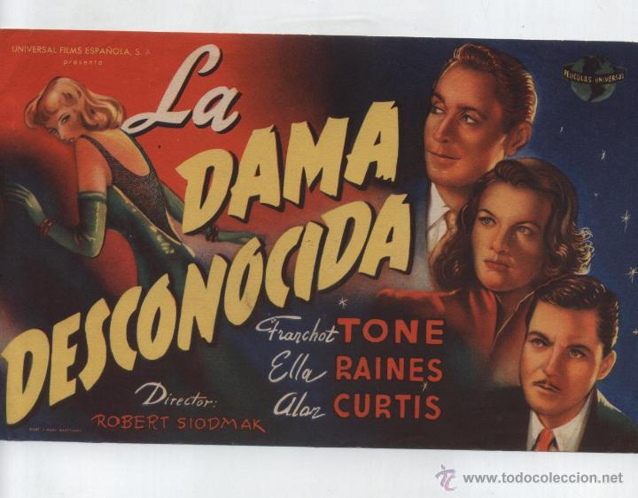 Cine: La Dama desconocida. Sencillo grande de Universal. - Foto 1