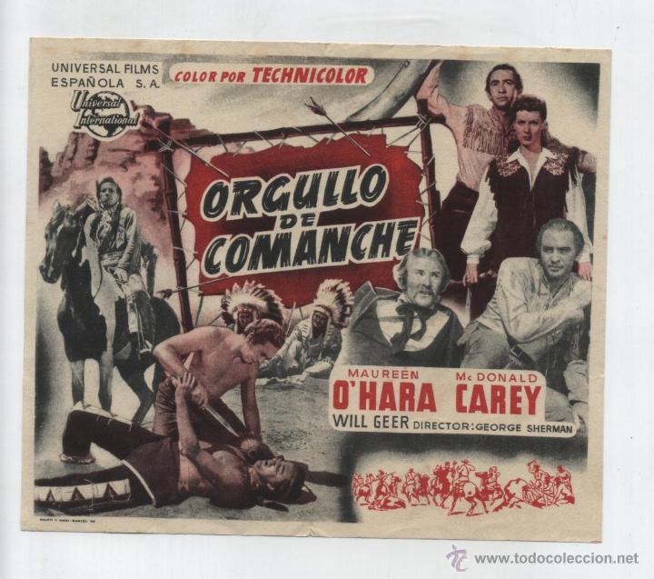 Cine: Orgullo Comanche. Sencillo de Universal. - Foto 1