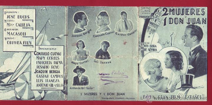 Cine: PROGRAMA DE MANO - DOS MUJERES Y UN DON JUAN - Foto 1