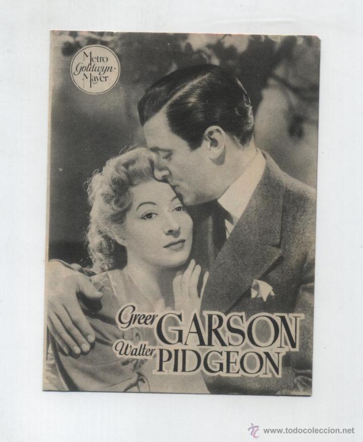  Flyers Publicitaires de films Anciens: De Coraz&oacute;n a Coraz&oacute;n. Doble de MGM. Cine Rialto - Sevilla 1949. &iexcl;IMPECABLE!