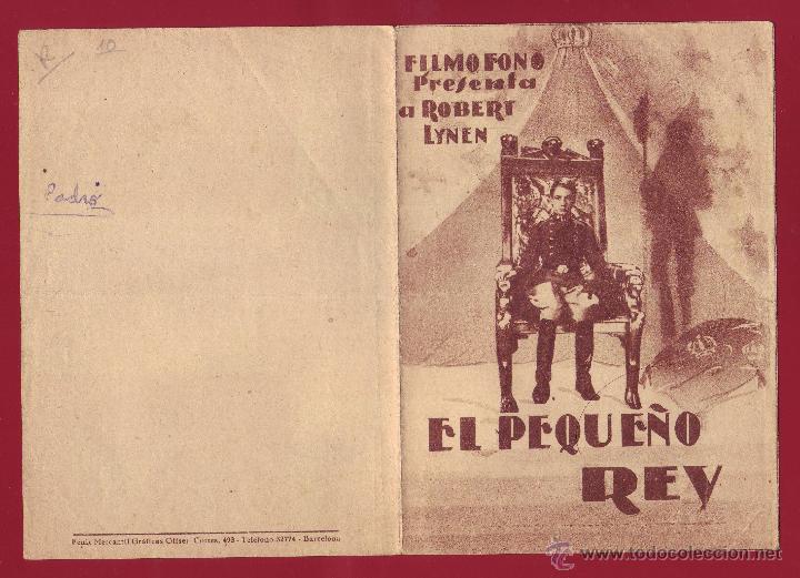 Cine: PROGRAMA DE MANO - EL PEQUE&Ntilde;O REY - Foto 1