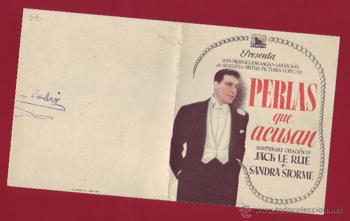 Cine: PROGRAMA DE MANO - PERLAS QUE ACUSAN - Foto 1