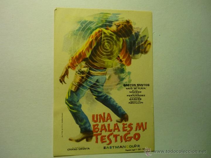 Cine: PROGRAMA UNA BALA ES MI TESTIGO.-GASTON SANTOS - Foto 1