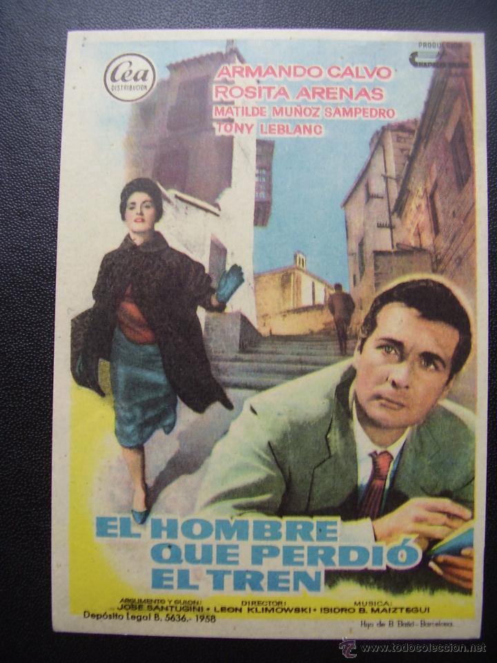 Cine: EL HOMBRE QUE PERDI&Oacute; EL TREN, ARMANDO CALVO - Foto 1